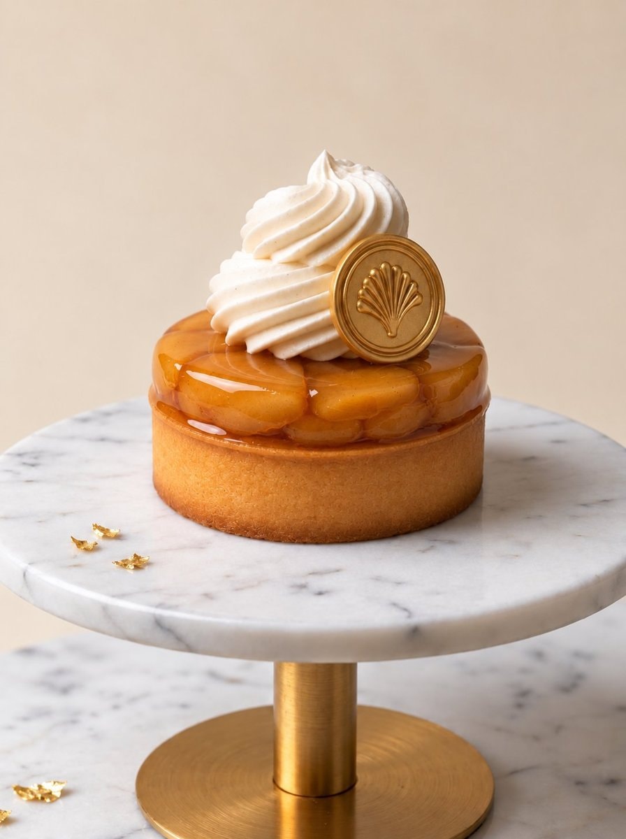 Tatin Apple Hazelnut Vanilla Tartlet