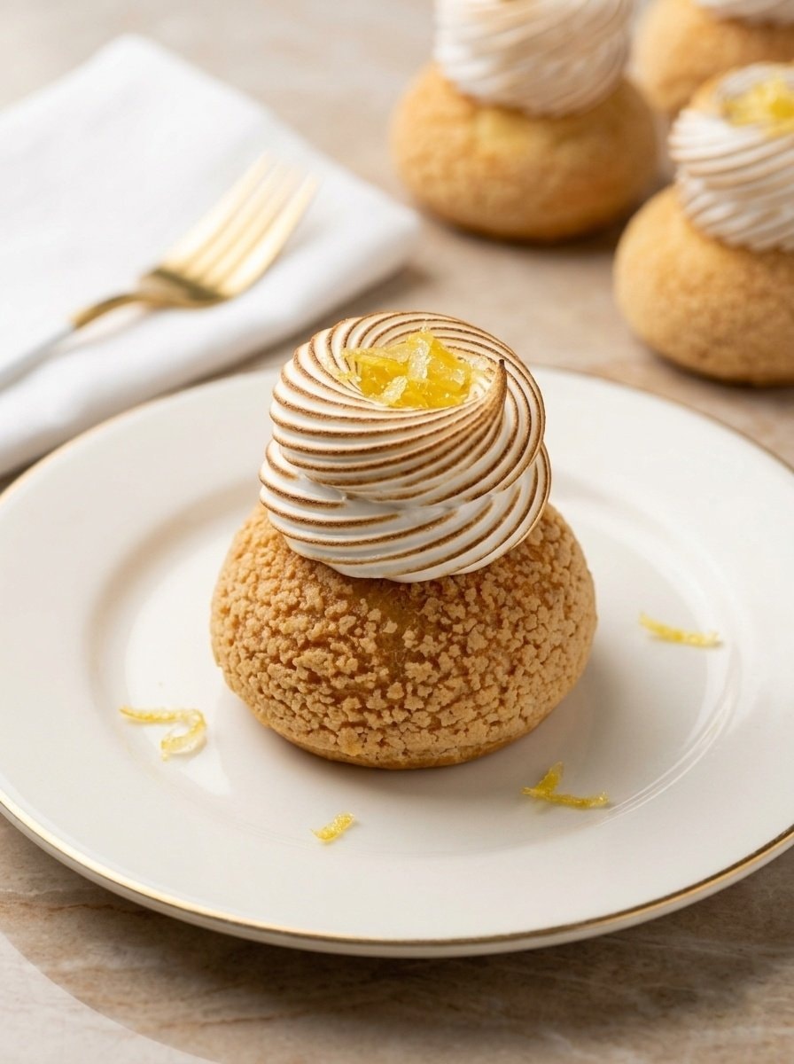 Lemon Meringue Choux