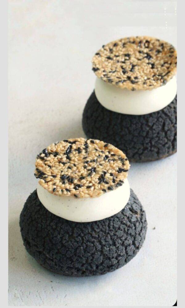 Japanese Black Sesame Choux